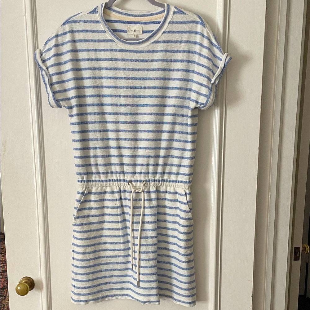 Lou & Grey striped terry cloth dress